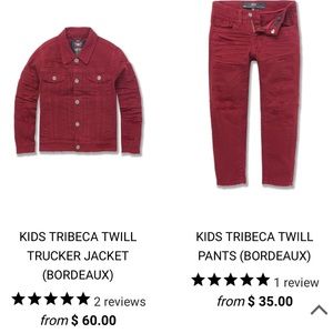 JC TRIBECA TWILL TRUCKER DEMIN SET (Bordeoux)